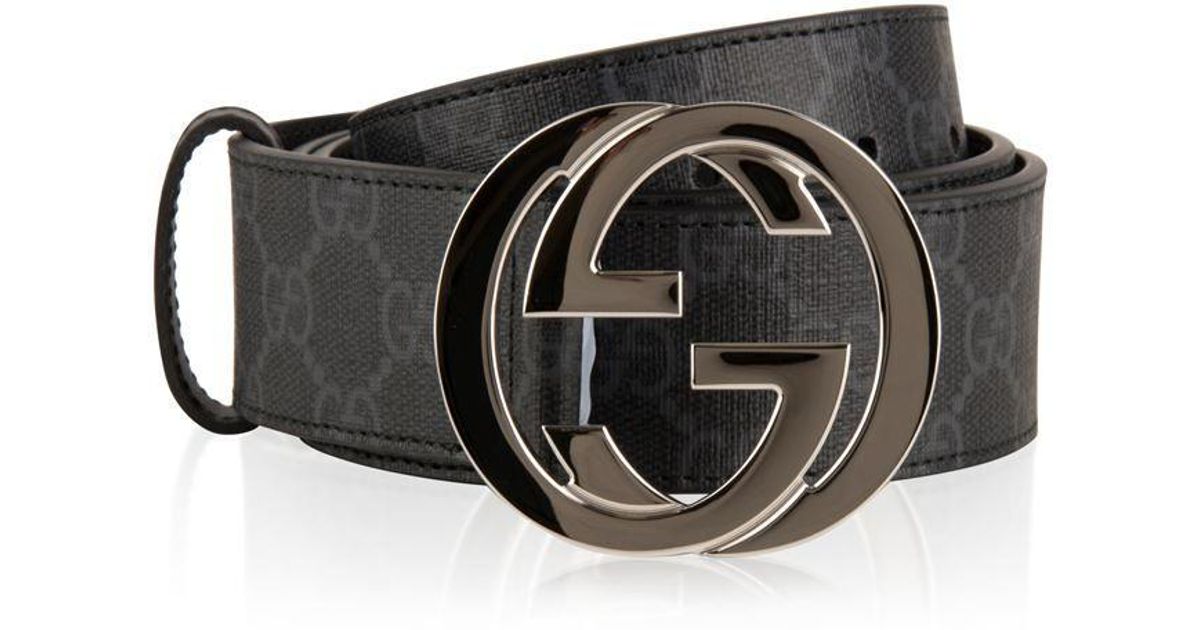 gucci supreme belt mens