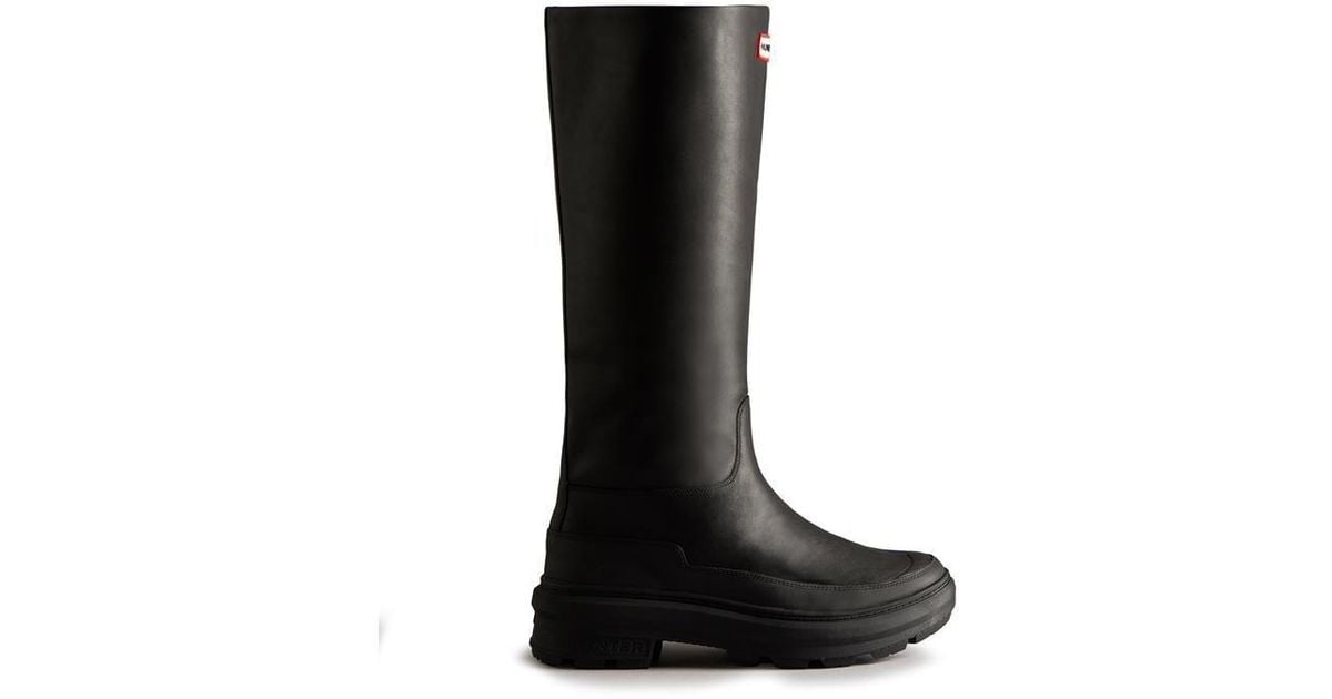 HUNTER X Killing Eve Chasing Boots in Black Lyst UK