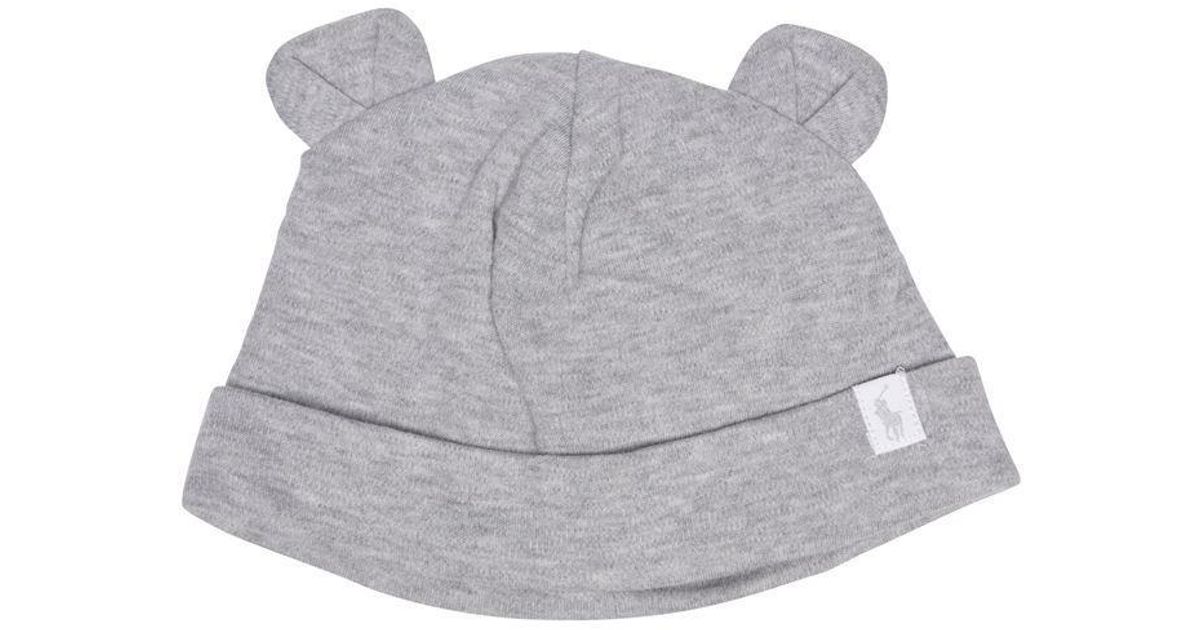 black polo bear beanie