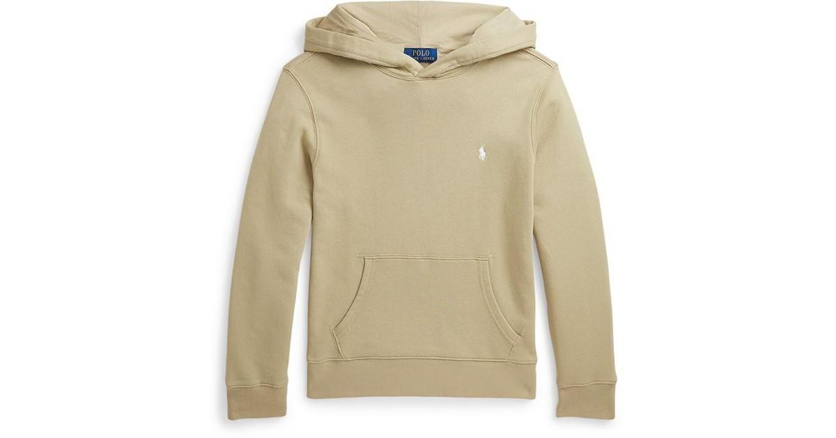 Polo Ralph Lauren Over The Head Logo Hoodie Junior in Natural for Men Lyst UK