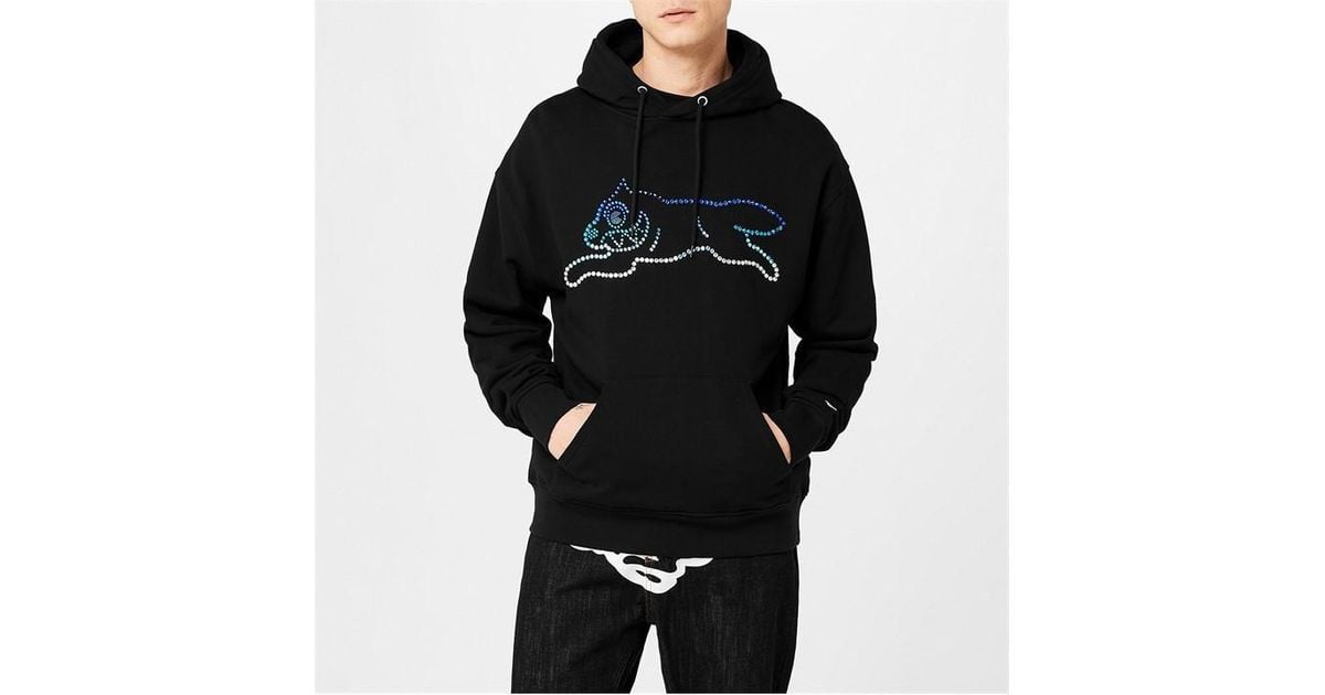 ICECREAM Crystal Embellished Running Dog Hoodie in Black for Men Lyst UK