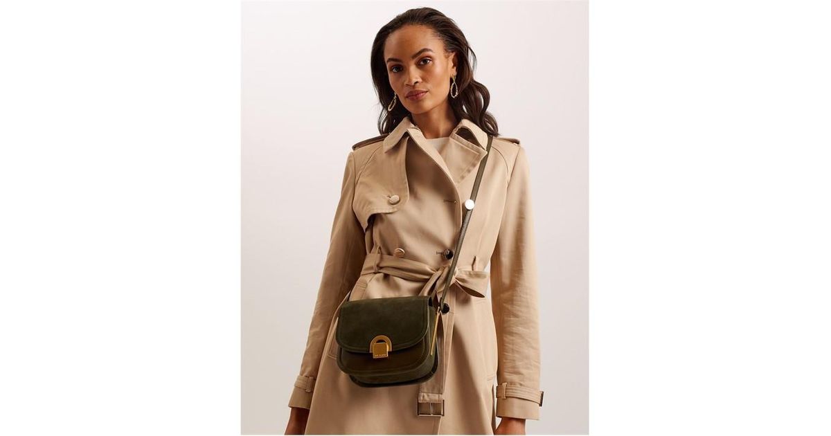 【TED BAKER】素敵☆Imilda スエード クロスボディバッグ Ted Baker Ted Imilda Bag Ld99 in Brown | Lyst UK
