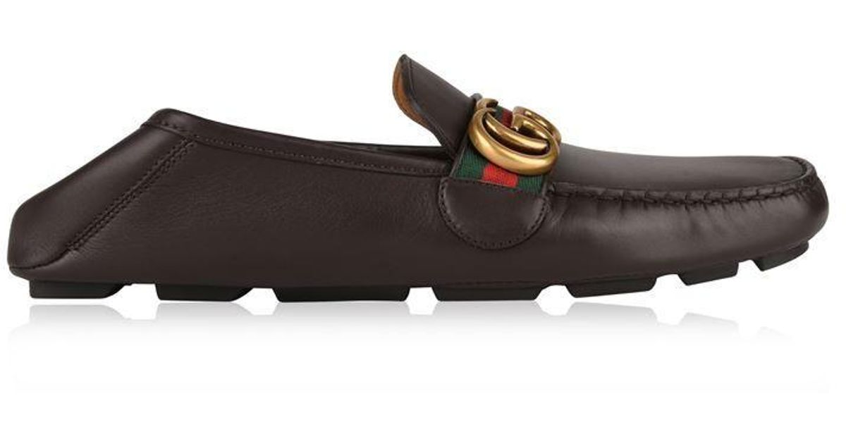 gucci noel moccasin drivers