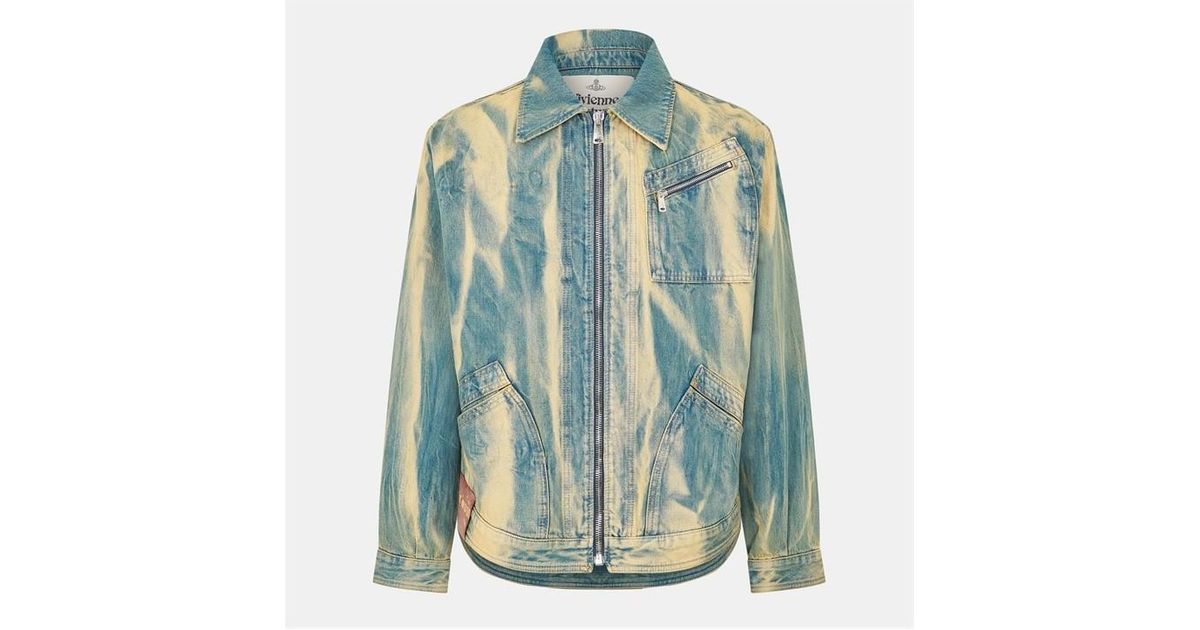 Vivienne Westwood Men's Piranha Jacket Blue