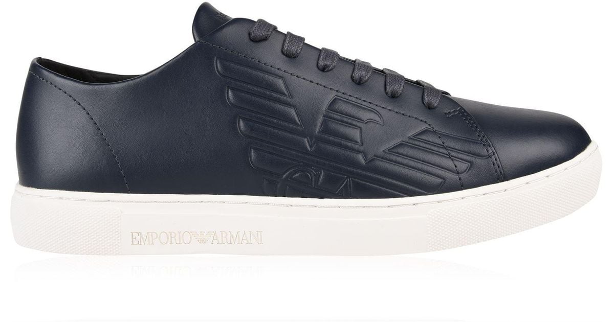 Emporio Armani Leather Stan Eagle 