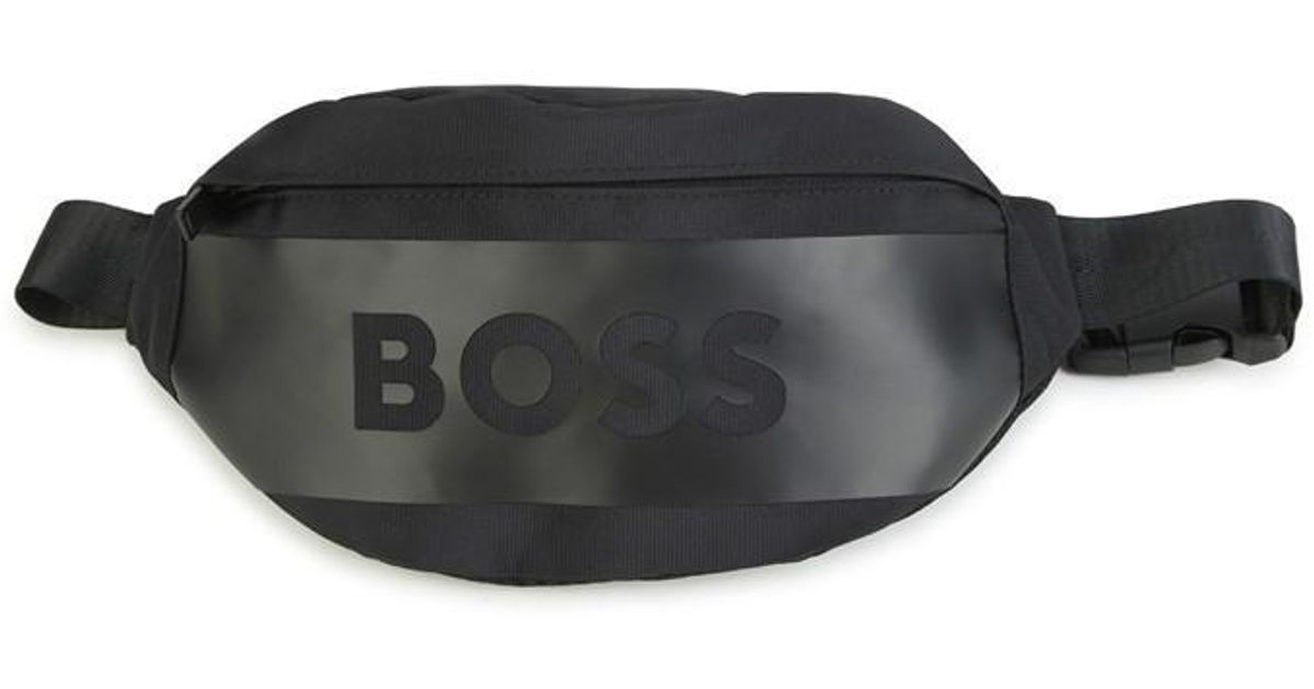 BOSS Lgo Bum Bag Jn34 in Black for Men Lyst UK