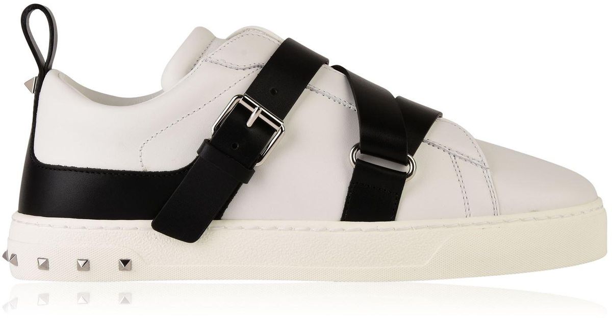valentino punk strap trainers