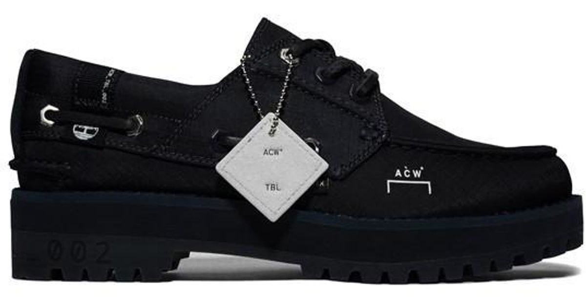 Timberland A-cold-wall Waterproof Boat Shoes in Black | Lyst UK