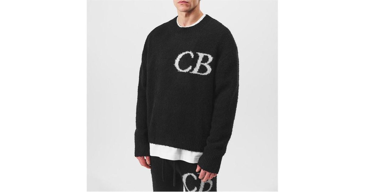 Cole Buxton Cb Logo Knit Sweater in Black for Men | Lyst UK Cole Buxton Cb Logo Knit Sweater in Black for Men | Lyst UK