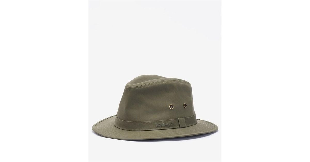 Barbour Dawson Safari Hat in Blue for Men Lyst UK