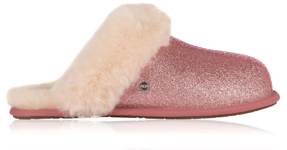 pink sparkly ugg slippers