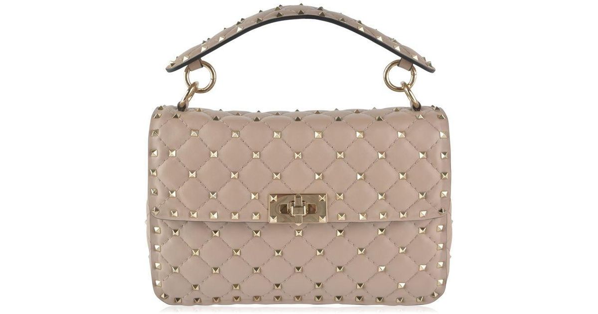 rockstud spike chain bag