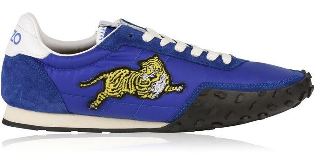 KENZO Suede Move Tiger Trainers in 