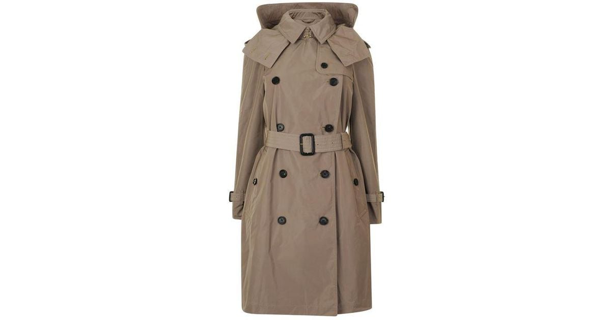 amberford hooded trench coat