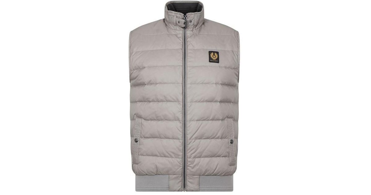 Belstaff Circuit Gilet in Grey for Men Lyst UK