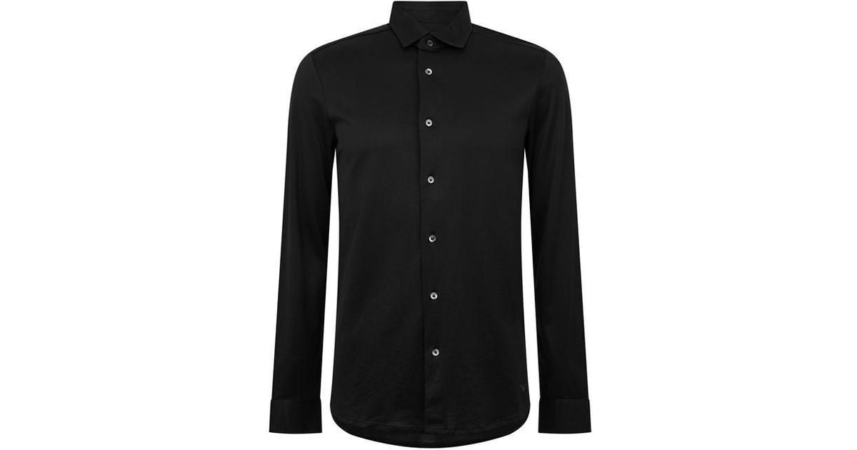 Emporio Armani Black Camicia for men