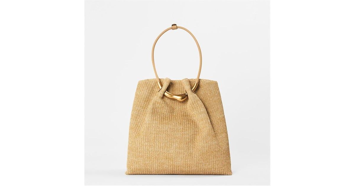Cult Gaia Asa Satchel in Natural main image 1