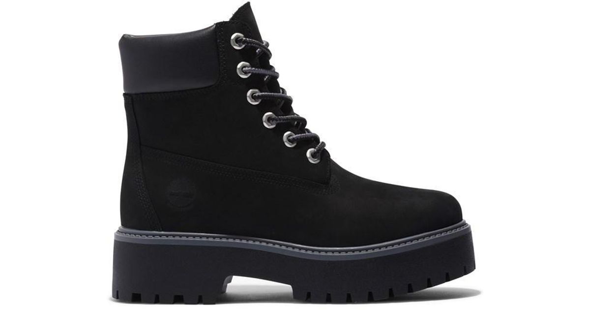 Timberland Stone Street Premium Platform Boot in Black | Lyst UK