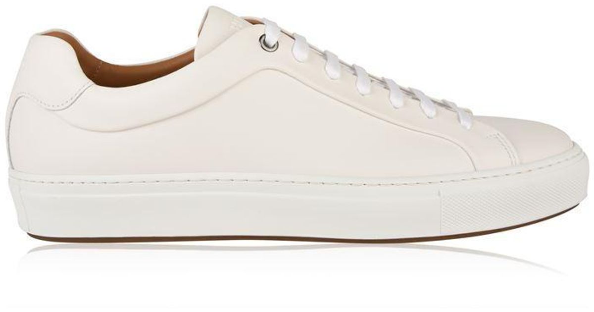 BOSS by Hugo Boss Leather Mirage Trainers in White for Men - Lyst