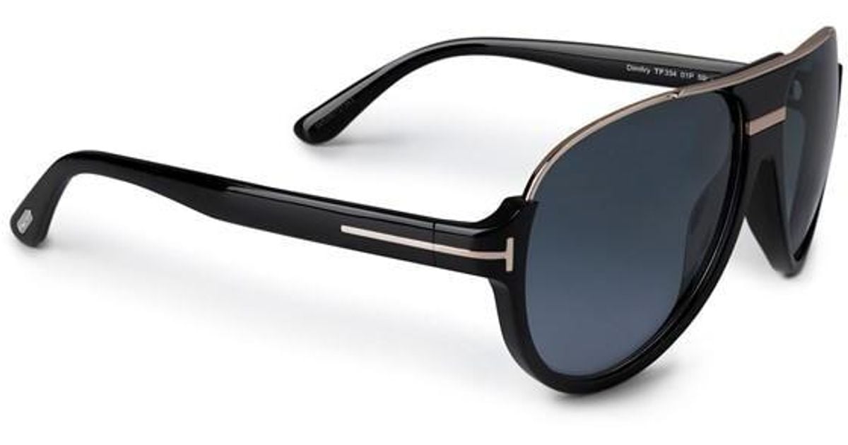 Tom Ford Blue Dimitry Vintage Aviator Sunglasses for men