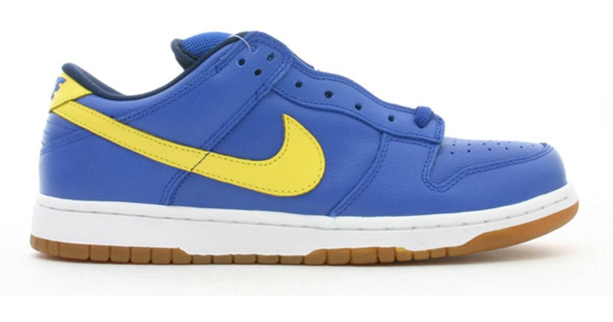 Nike Leather Sb Zoom Dunk Low Pro 'boca Juniors' Shoes - Size 8 in Blue ...