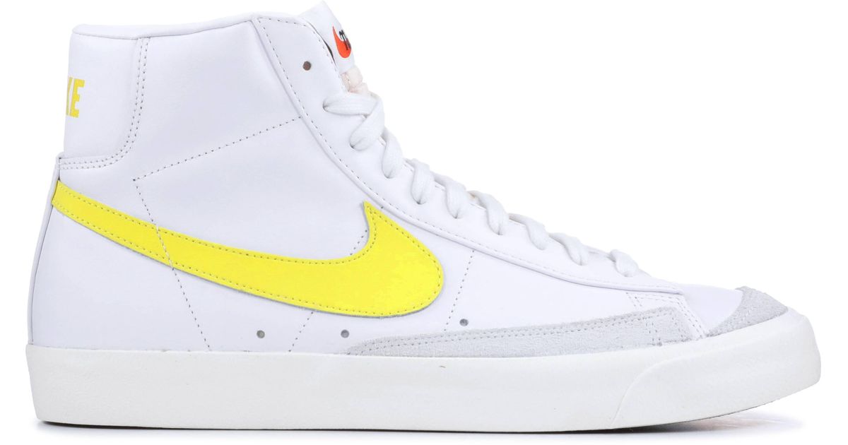 nike blazer mid optic yellow