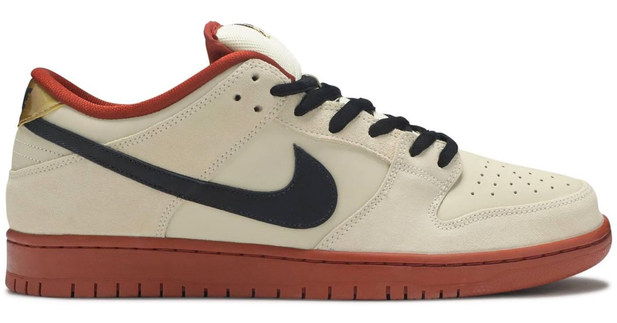 low dunks tan