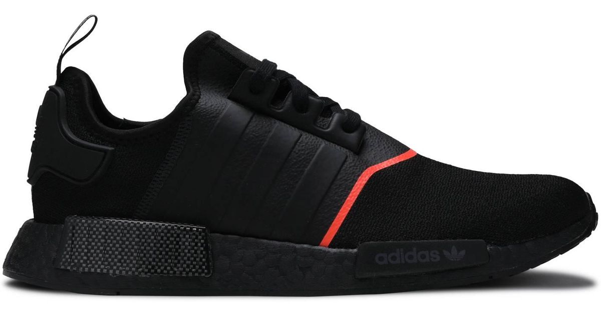 nmd r1 black solar red