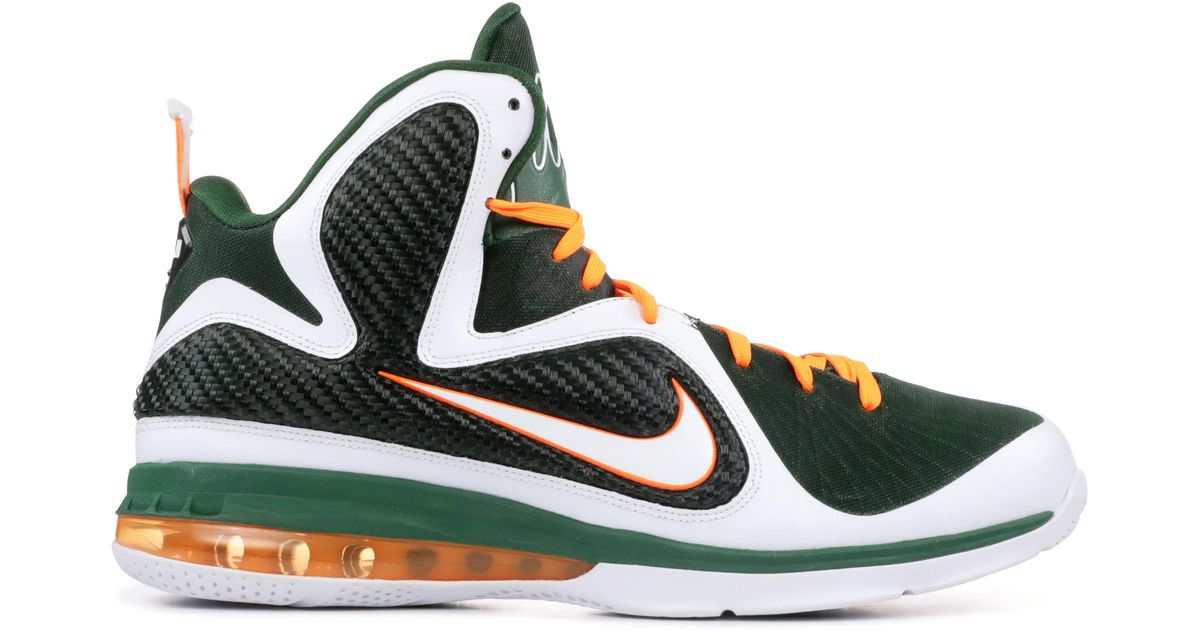 Nike Lebron 9 "miami Hurricanes" in Green for Men Lyst