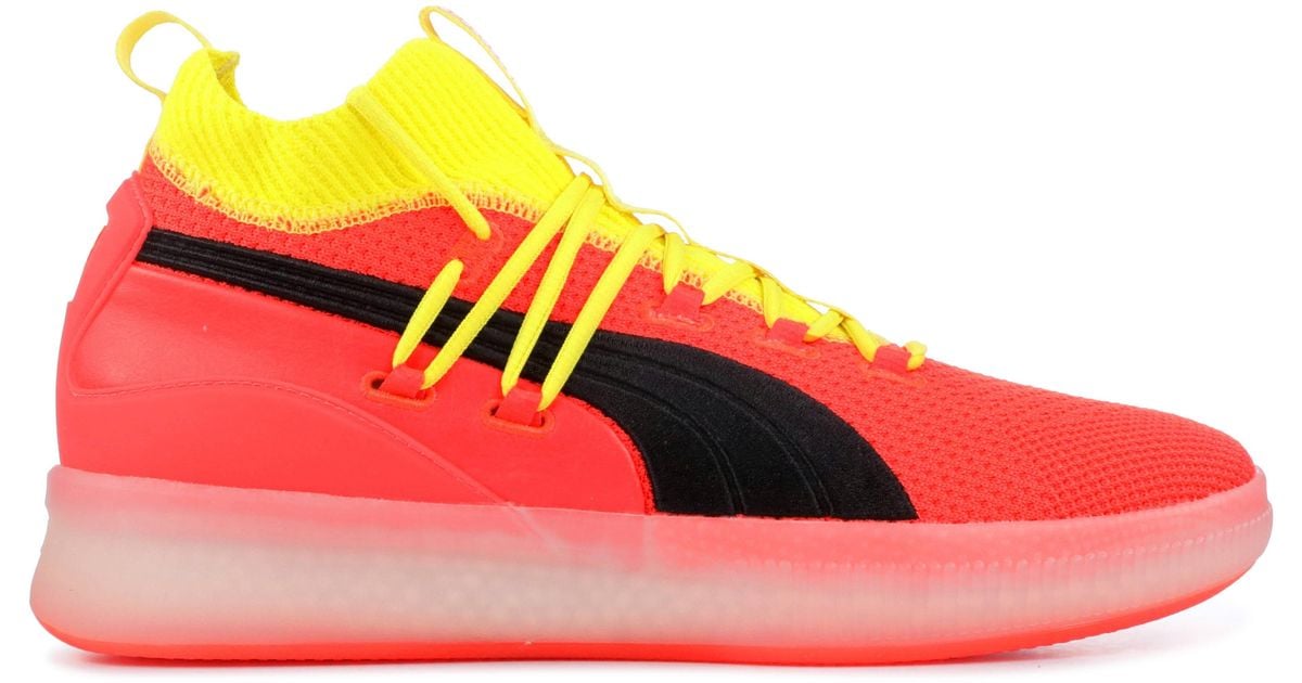 puma clyde orange
