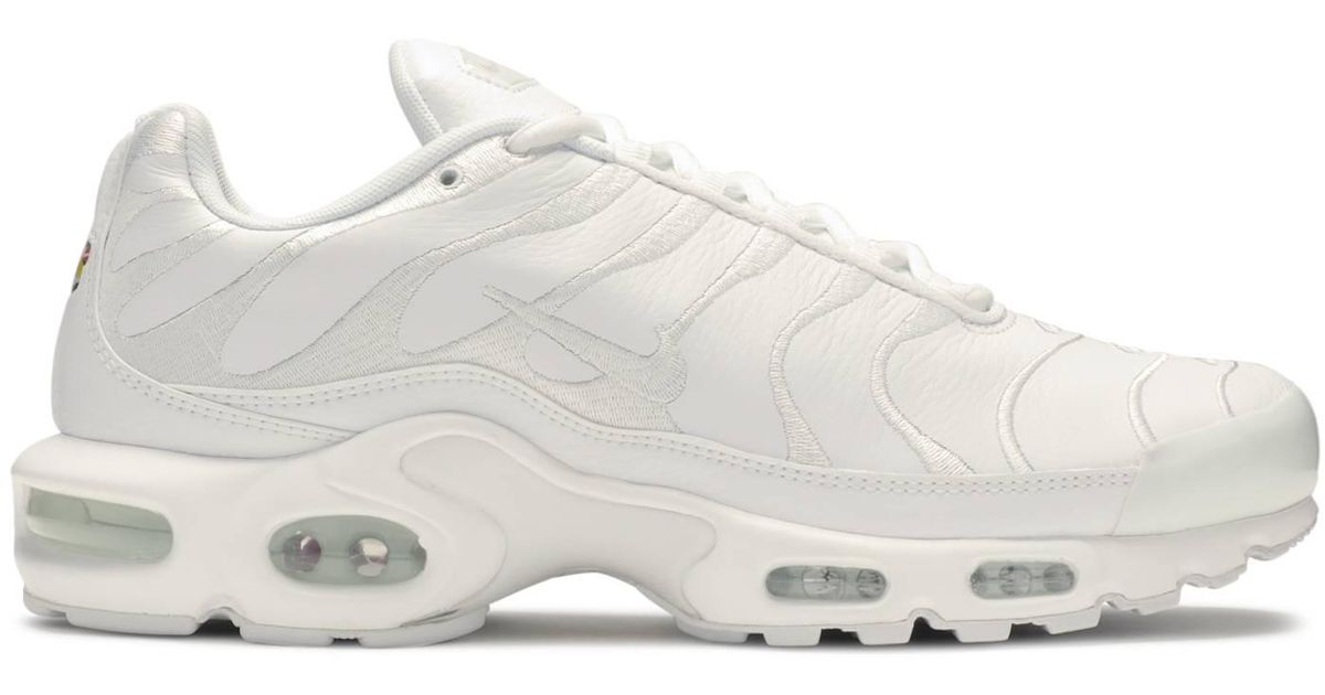 nike tn leather white