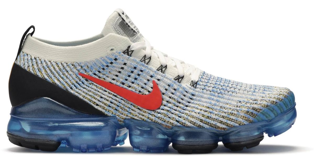 nike vapormax blue and gold