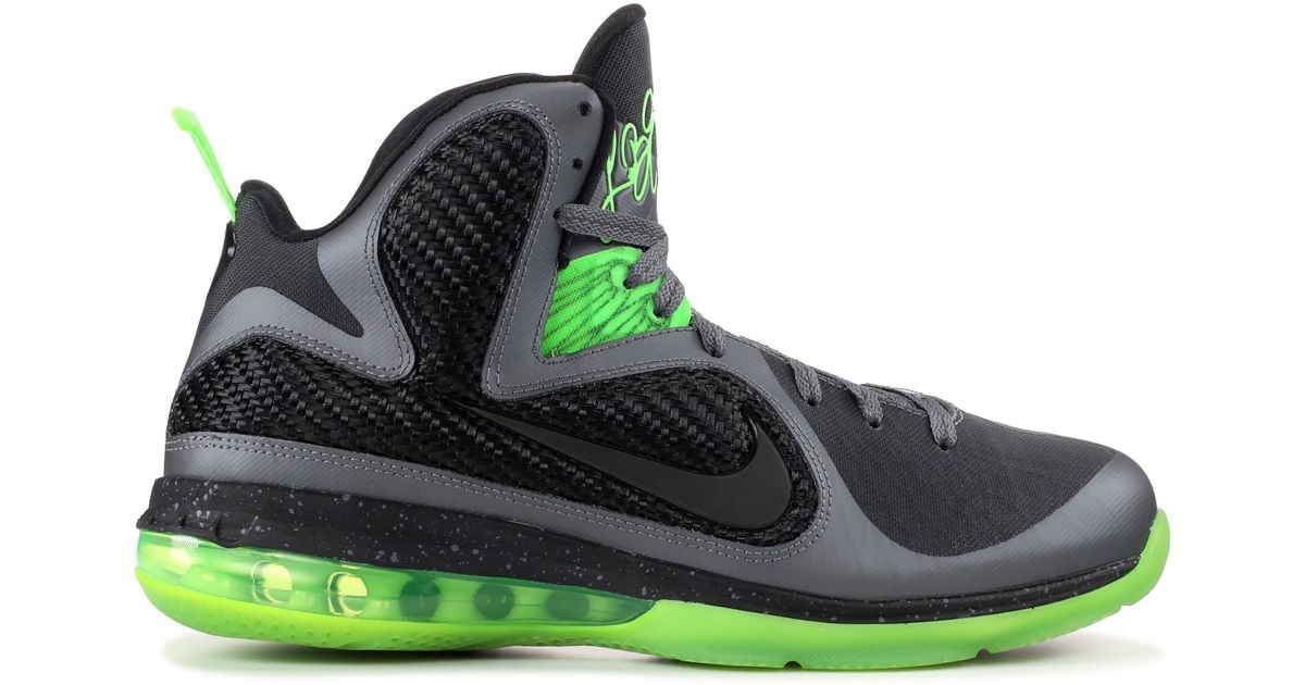 lebrons green and black