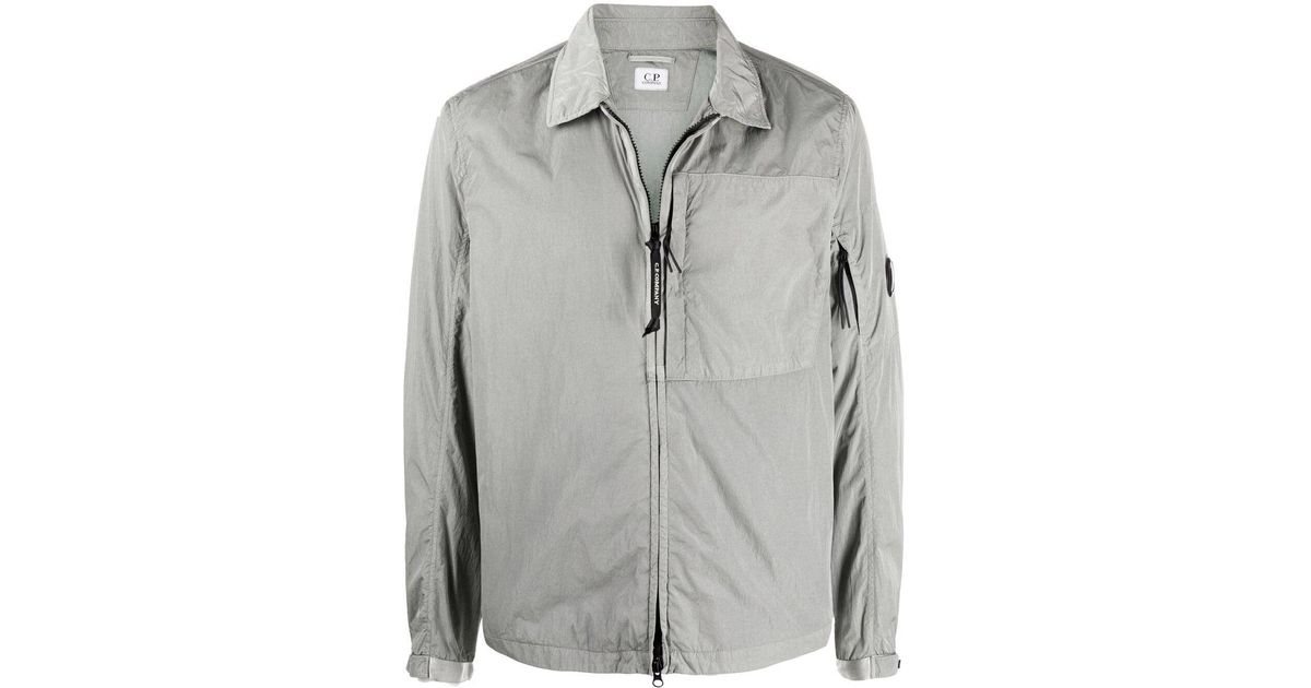 cp company overshirt moon mist