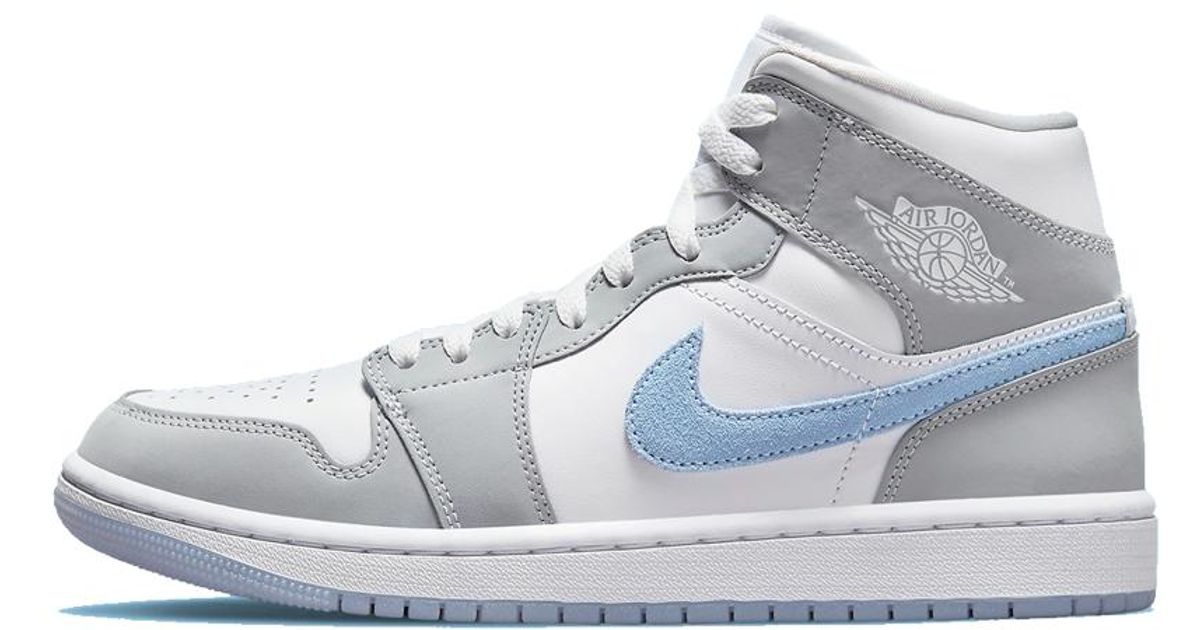 jordan 1 wolf grey mid mens