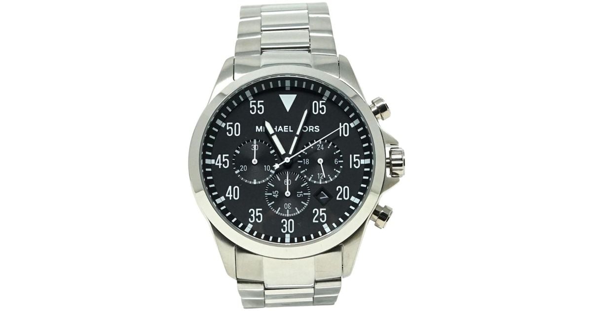 Michael Kors Gage Stainless Steel Chronograph Watch  Shopping From USA