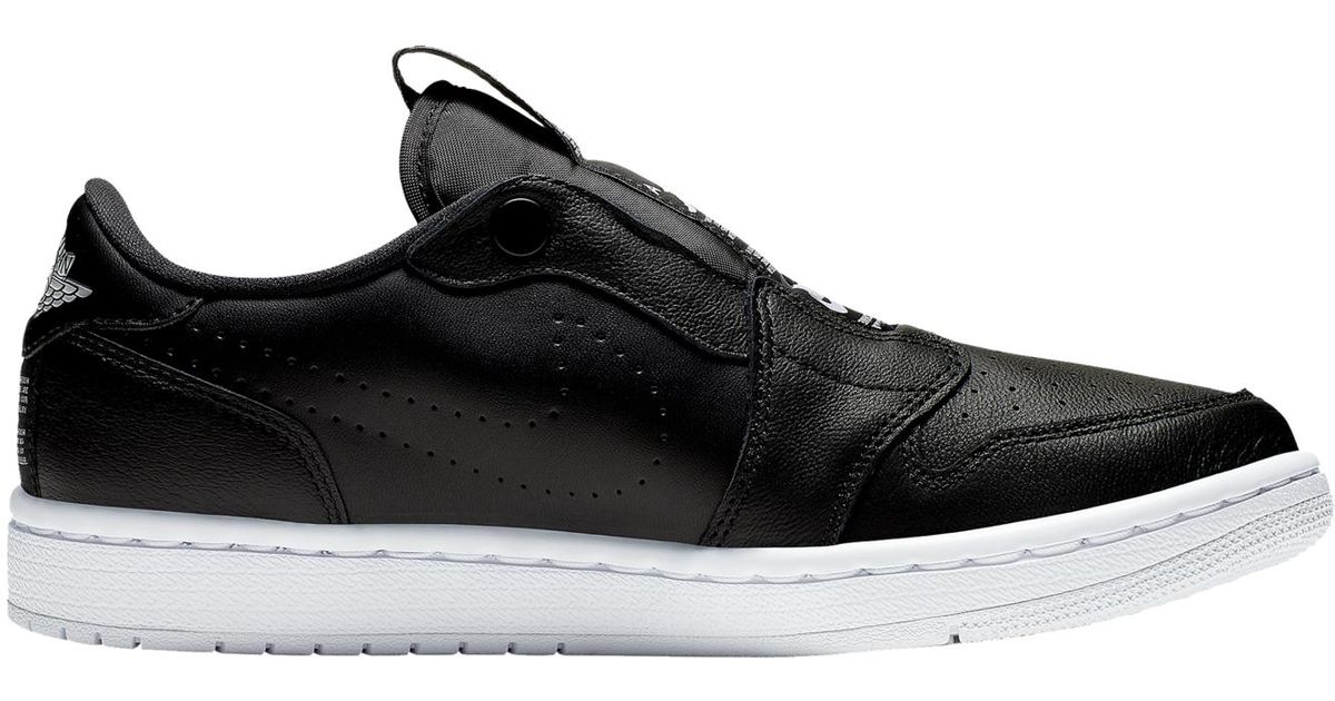 Nike Air Jordan 1 Retro Low Slip Shoe in Black/White (Black) Save 36