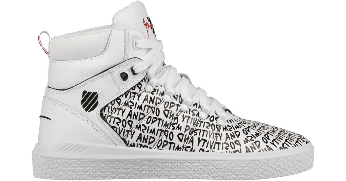 Kswiss Gary Vee 004 Mid Positivity And Optimism in White