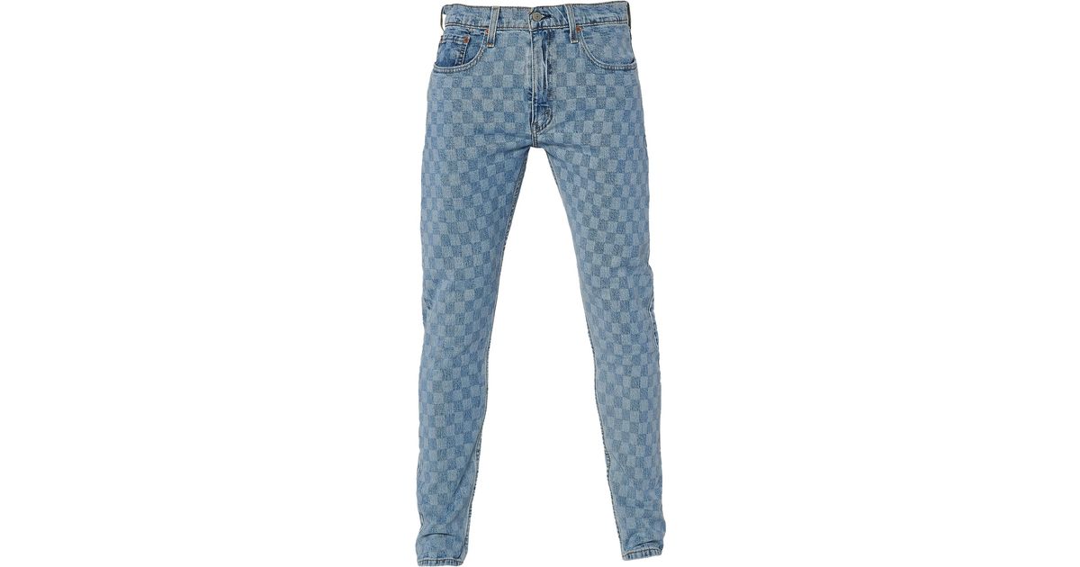 levis checkered jeans