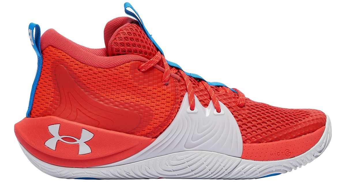 Under Armour Joel Embiid Embiid One Basketball Shoes in Red for Men
