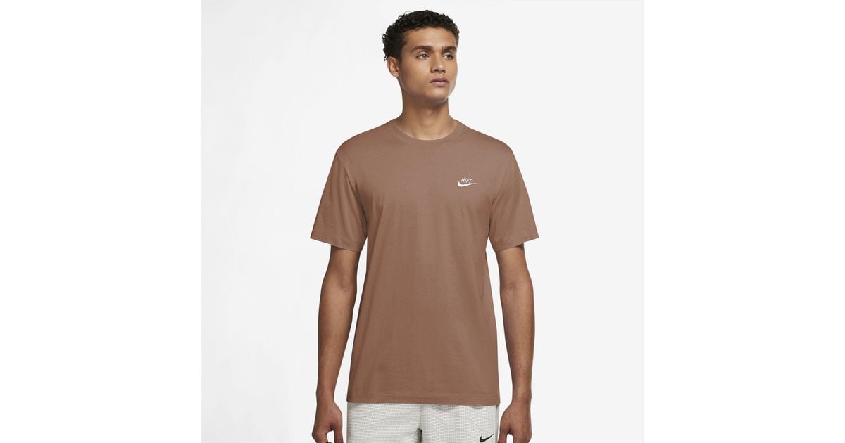 nike club t shirt white