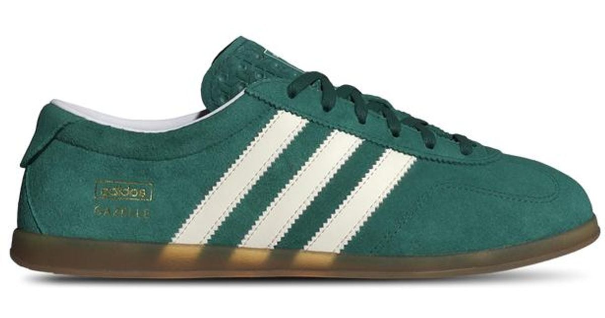 adidas gazelle silver green womens Adidas Gazelle Indoor Green Lucid Pink – LOCKERSTREET main image 0