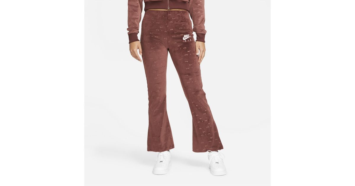 velour nike pants