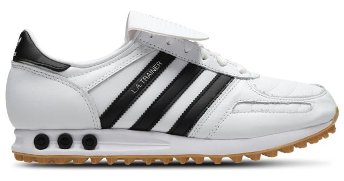 adidas gazelle silver green womens Shop Black Mens La Trainer Lux Lace Up Sneakers  Shoebacca