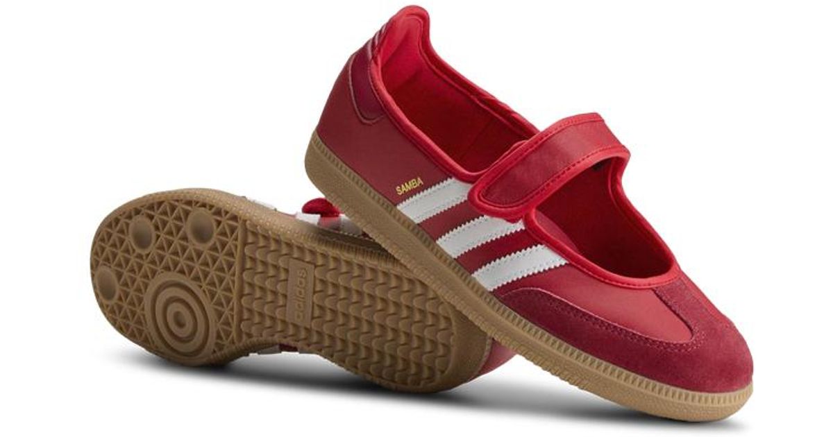 Samba Mujer Zapatillas de adidas de color Rojo | Lyst