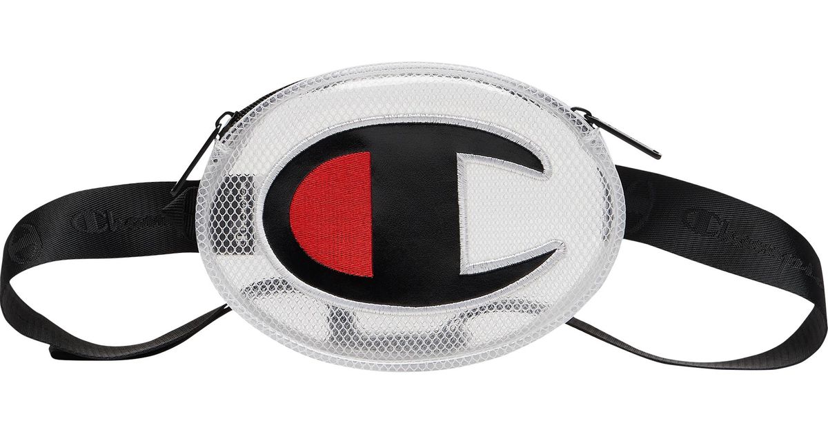 champion fanny pack clear