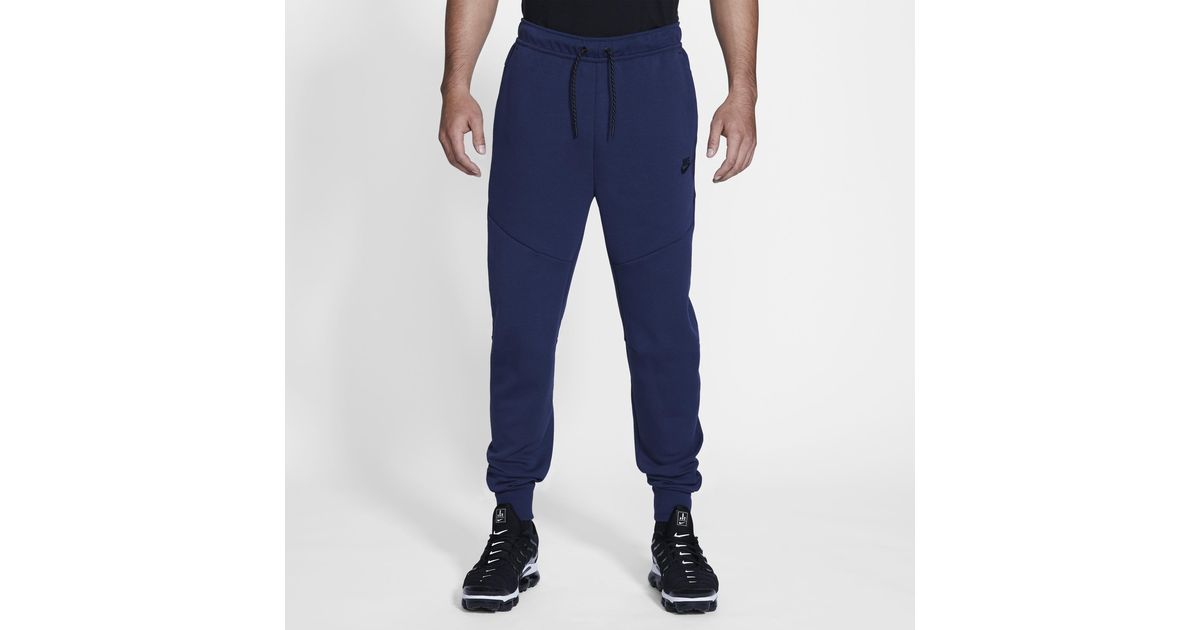 nike tech fleece joggers navy