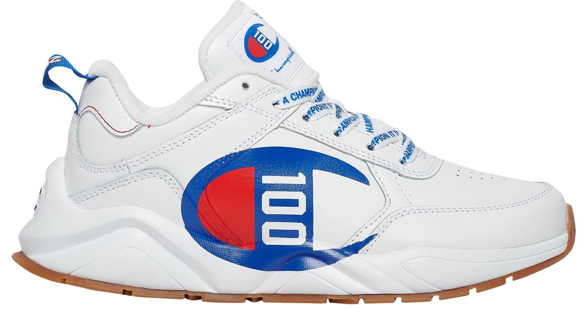 champion white running shoes