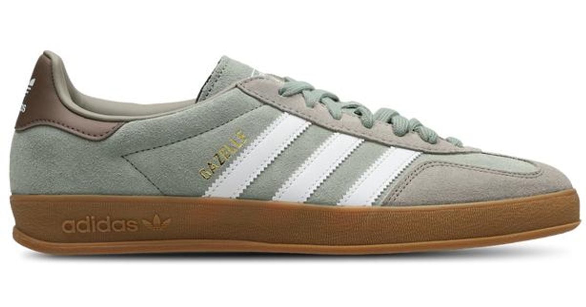 adidas gazelle silver green womens adidas Originals Gazelle Men's Trainers main image 1