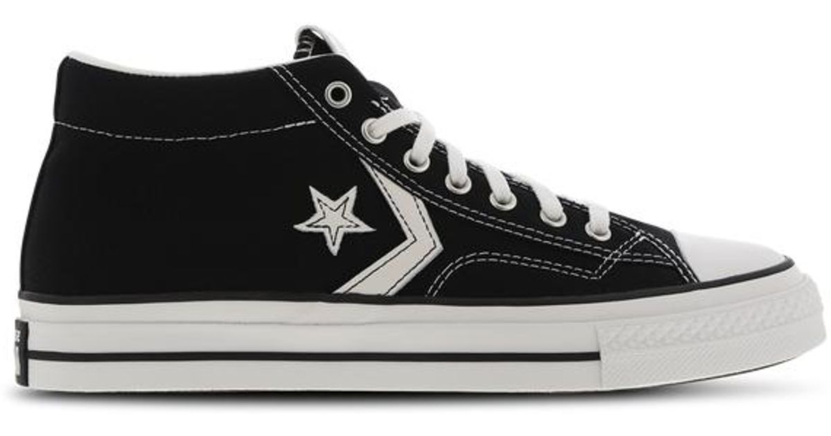 Converse star player online hi black